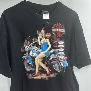 Harley Davidson Brand New Heritage Shirt “Biker Built Tee BEAUTIFUL XL RARE